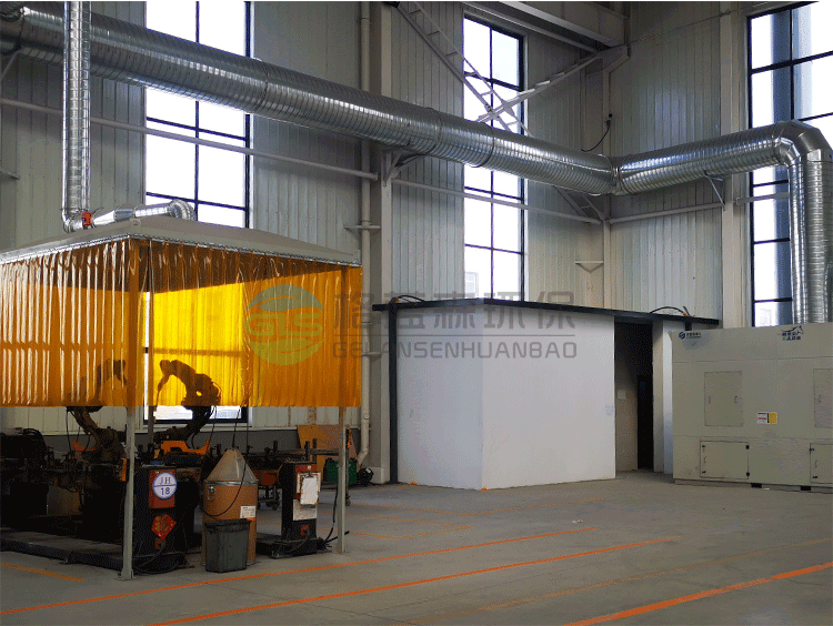 辽宁某机械公司-机器人焊接烟尘净化工程